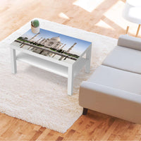 Möbelfolie Taj Mahal - IKEA Lack Tisch 90x55 cm - Wohnzimmer