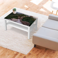 Möbelfolie The Great Wall - IKEA Lack Tisch 90x55 cm - Wohnzimmer