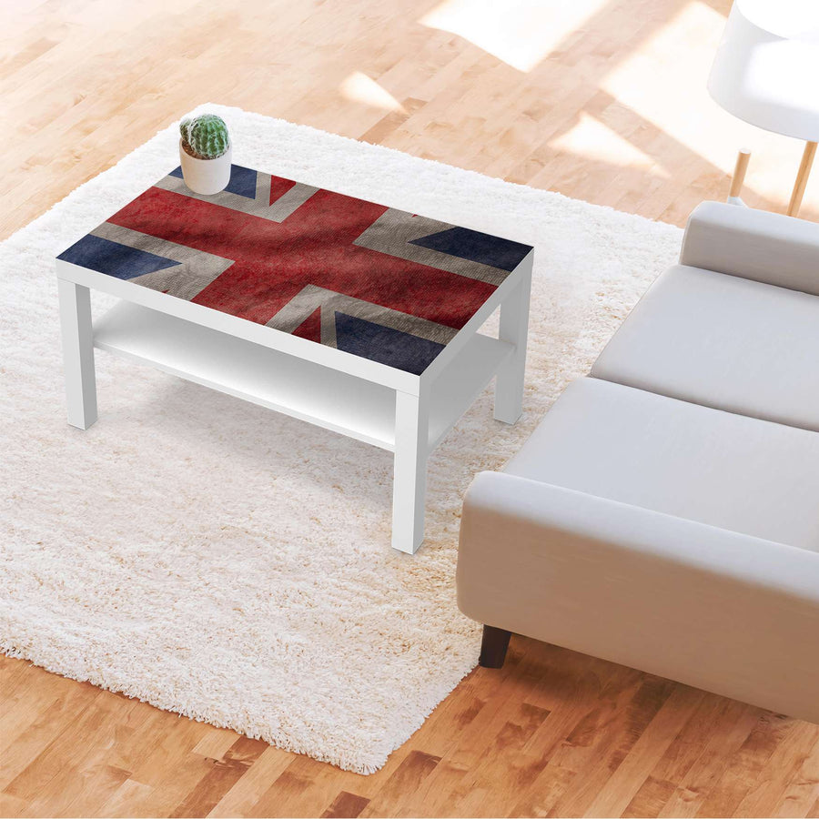 Möbelfolie Union Jack - IKEA Lack Tisch 90x55 cm - Wohnzimmer
