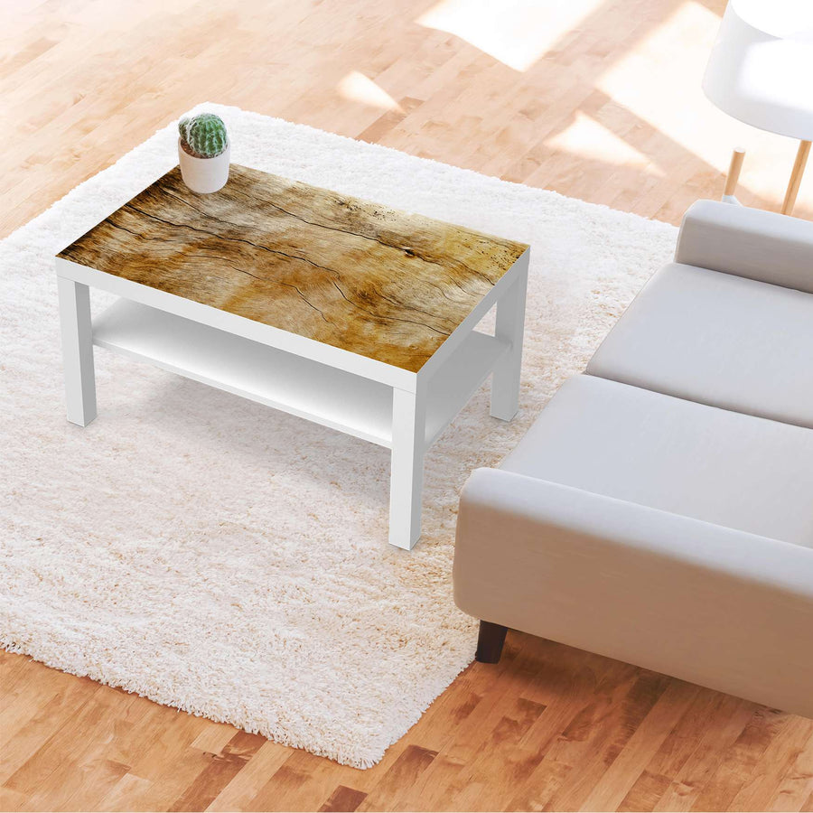 Möbelfolie Unterholz - IKEA Lack Tisch 90x55 cm - Wohnzimmer