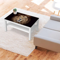 Möbelfolie Wild Eyes - IKEA Lack Tisch 90x55 cm - Wohnzimmer