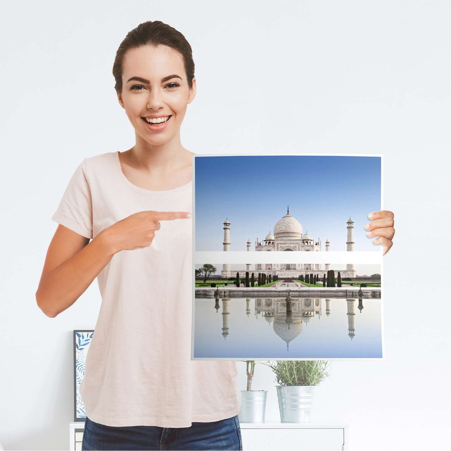 Möbelfolie Taj Mahal - IKEA Malm Kommode 2 Schubladen - Folie