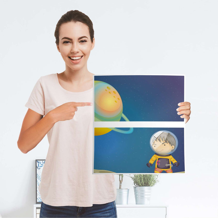 Möbelfolie Young Explorer - IKEA Malm Kommode 2 Schubladen - Folie