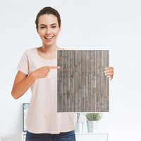 Möbelfolie Dark washed - IKEA Malm Kommode 2 Schubladen [oben] - Folie