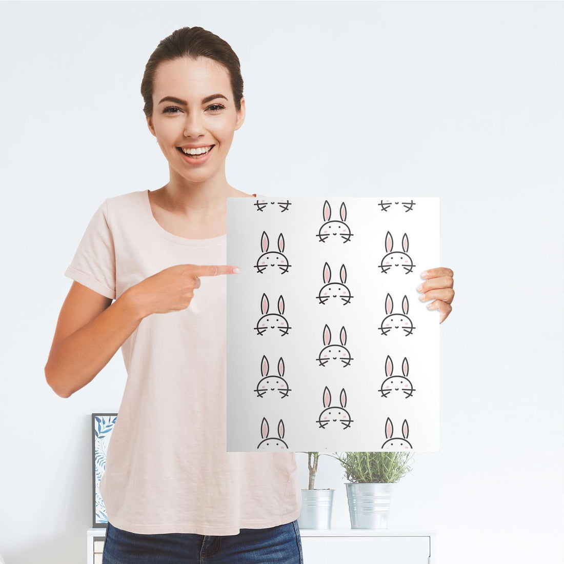 Möbelfolie Hoppel - IKEA Malm Kommode 2 Schubladen [oben] - Folie