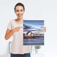 Möbelfolie Sydney - IKEA Malm Kommode 2 Schubladen [oben] - Folie