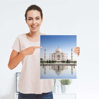 Möbelfolie Taj Mahal - IKEA Malm Kommode 2 Schubladen [oben] - Folie
