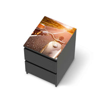Möbelfolie Easy Rider - IKEA Malm Kommode 2 Schubladen [oben] - schwarz