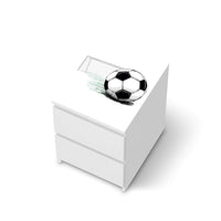 Möbelfolie Freistoss - IKEA Malm Kommode 2 Schubladen [oben] - weiss