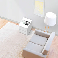 Möbelfolie Freistoss - IKEA Malm Kommode 2 Schubladen [oben] - Wohnzimmer
