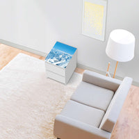 Möbelfolie Himalaya - IKEA Malm Kommode 2 Schubladen [oben] - Wohnzimmer