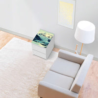 Möbelfolie Patagonia - IKEA Malm Kommode 2 Schubladen [oben] - Wohnzimmer