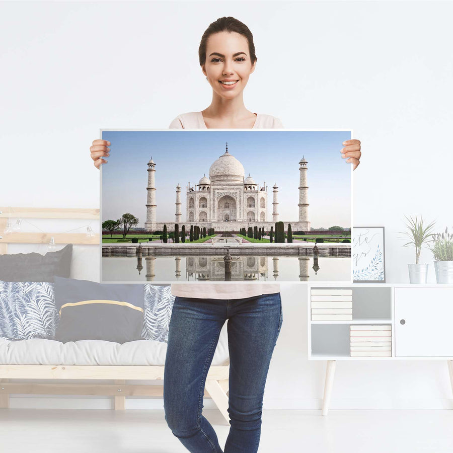 Möbelfolie Taj Mahal - IKEA Malm Kommode 3 Schubladen [oben] - Folie