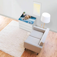 Möbelfolie Outer Space - IKEA Malm Kommode 3 Schubladen [oben] - Wohnzimmer