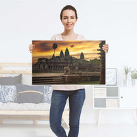 Möbelfolie Angkor Wat - IKEA Malm Kommode 4 Schubladen [oben] - Folie