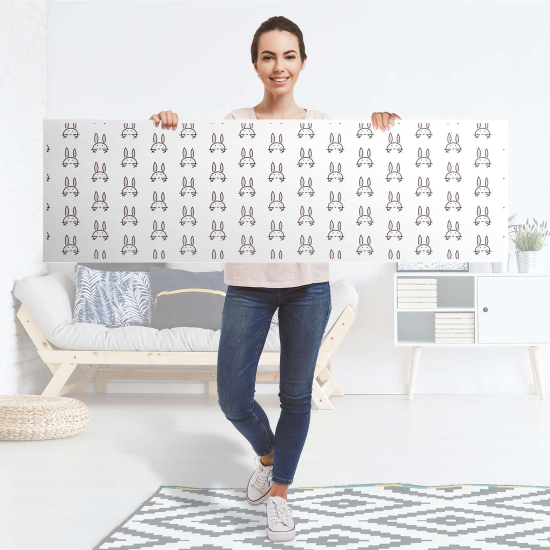 Möbelfolie Hoppel - IKEA Malm Kommode 6 Schubladen (breit) [oben] - Folie