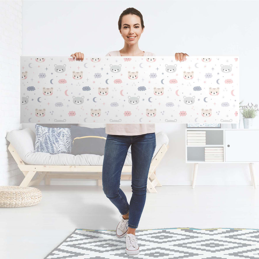 Möbelfolie Sweet Dreams - IKEA Malm Kommode 6 Schubladen (breit) [oben] - Folie