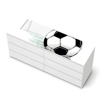 Möbelfolie Freistoss - IKEA Malm Kommode 6 Schubladen (breit) [oben] - weiss
