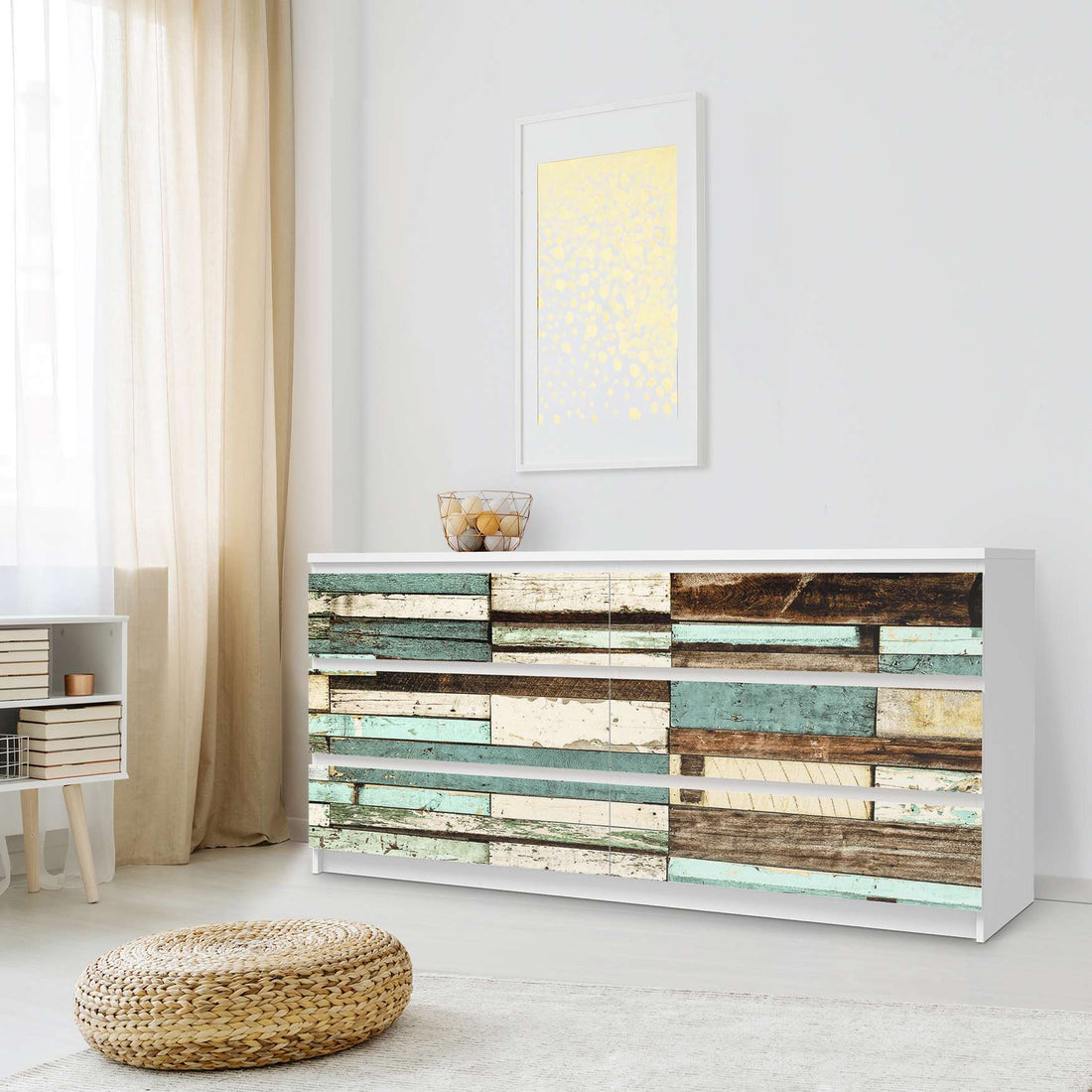 Möbelfolie Schiffsbruch - IKEA Malm Kommode 6 Schubladen (breit) - Schlafzimmer