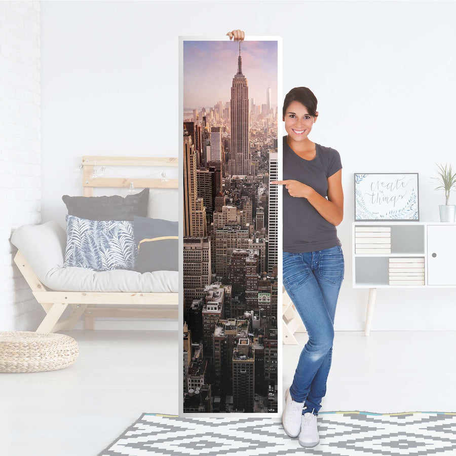 Möbelfolie Big Apple - IKEA Pax Schrank 201 cm Höhe - 1 Tür - Folie
