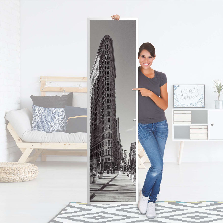 Möbelfolie Manhattan - IKEA Pax Schrank 201 cm Höhe - 1 Tür - Folie