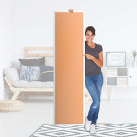 Möbelfolie Orange Light - IKEA Pax Schrank 201 cm Höhe - 1 Tür - Folie