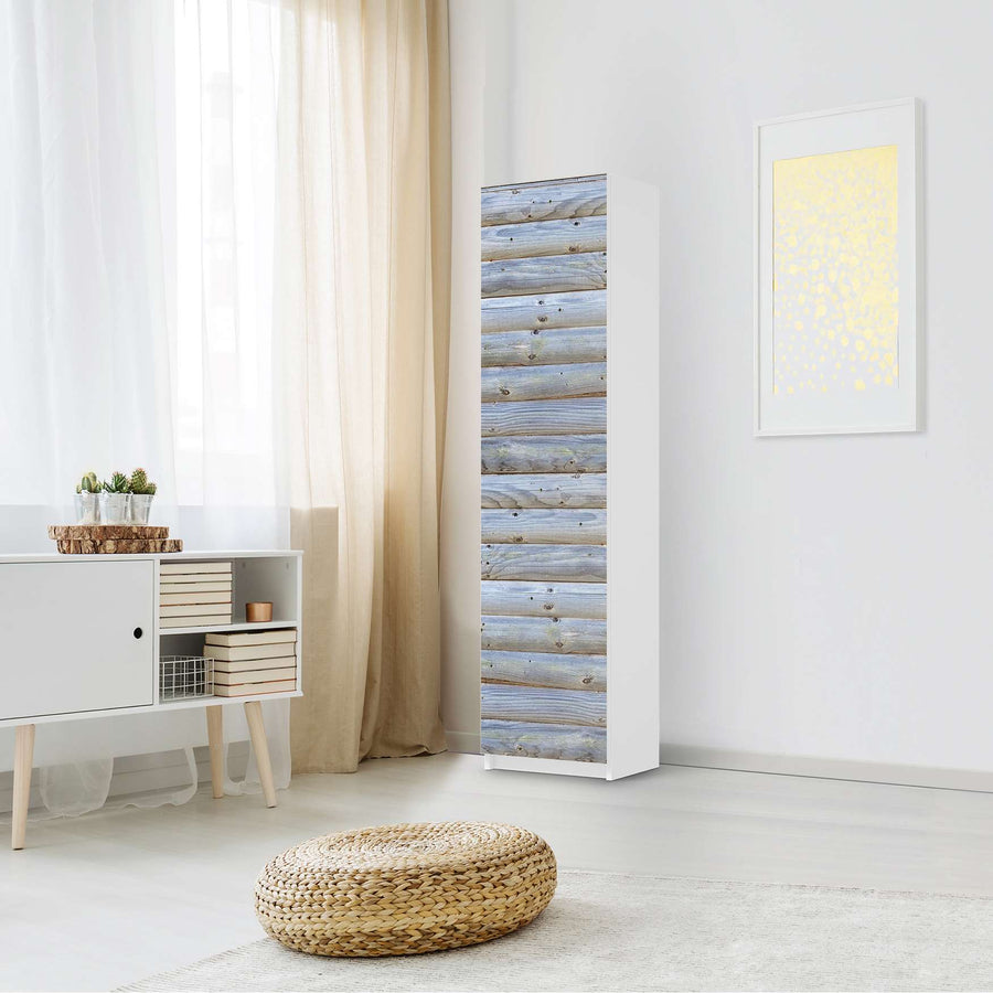 Möbelfolie Greyhound - IKEA Pax Schrank 201 cm Höhe - 1 Tür - Schlafzimmer