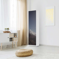 Möbelfolie Mountain Sky - IKEA Pax Schrank 201 cm Höhe - 1 Tür - Schlafzimmer