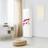 Möbelfolie Splash 2 - IKEA Pax Schrank 201 cm Höhe - 1 Tür - Schlafzimmer