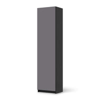 Möbelfolie Grau Light - IKEA Pax Schrank 201 cm Höhe - 1 Tür - schwarz