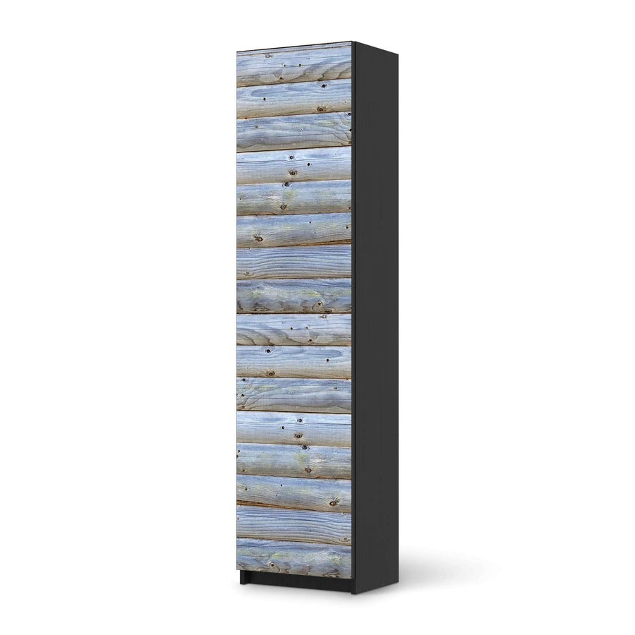 Möbelfolie Greyhound - IKEA Pax Schrank 201 cm Höhe - 1 Tür - schwarz