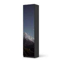 Möbelfolie Mountain Sky - IKEA Pax Schrank 201 cm Höhe - 1 Tür - schwarz