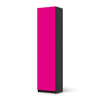 Möbelfolie Pink Dark - IKEA Pax Schrank 201 cm Höhe - 1 Tür - schwarz