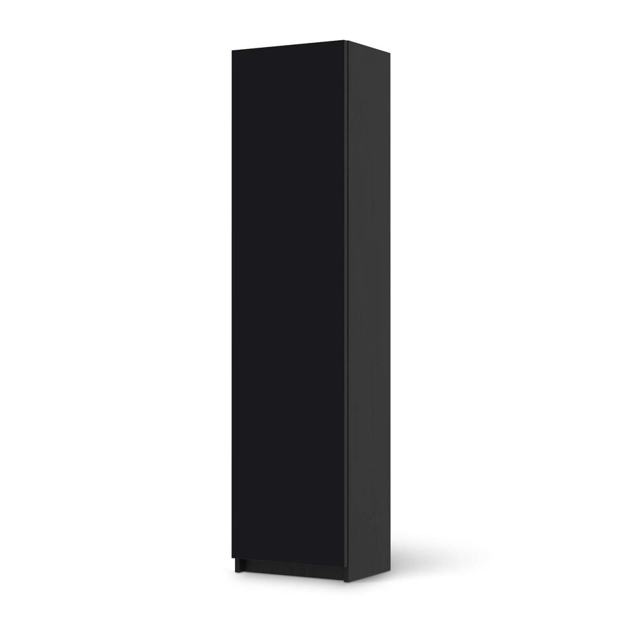 Möbelfolie Schwarz - IKEA Pax Schrank 201 cm Höhe - 1 Tür - schwarz
