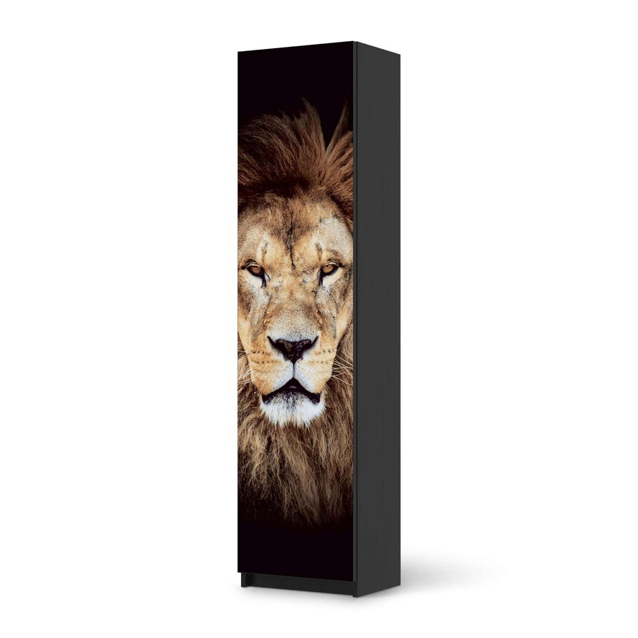 Möbelfolie Wild Eyes - IKEA Pax Schrank 201 cm Höhe - 1 Tür - schwarz