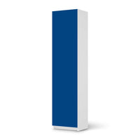 Möbelfolie Blau Dark - IKEA Pax Schrank 201 cm Höhe - 1 Tür - weiss