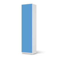Möbelfolie Blau Light - IKEA Pax Schrank 201 cm Höhe - 1 Tür - weiss