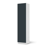 Möbelfolie Blaugrau Dark - IKEA Pax Schrank 201 cm Höhe - 1 Tür - weiss