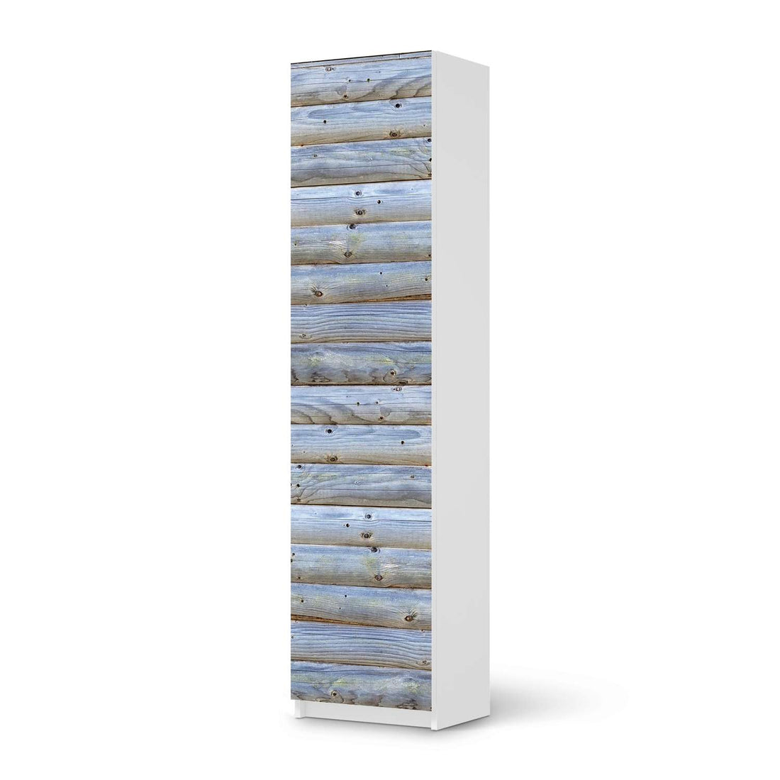 Möbelfolie Greyhound - IKEA Pax Schrank 201 cm Höhe - 1 Tür - weiss