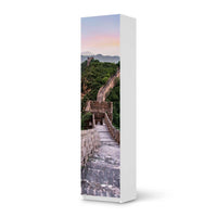 Möbelfolie The Great Wall - IKEA Pax Schrank 201 cm Höhe - 1 Tür - weiss