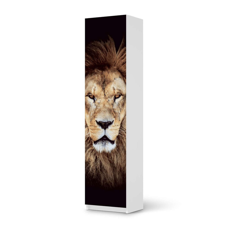 Möbelfolie Wild Eyes - IKEA Pax Schrank 201 cm Höhe - 1 Tür - weiss