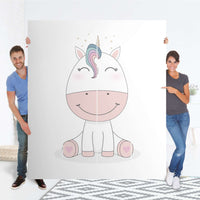 Möbelfolie Baby Unicorn - IKEA Pax Schrank 236 cm Höhe - 4 Türen - Folie