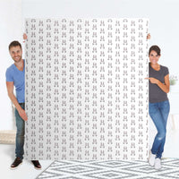 Möbelfolie Hoppel - IKEA Pax Schrank 236 cm Höhe - 4 Türen - Folie
