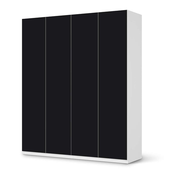 Selbstklebende Folie Pax Schrank 236 cm - 3 Türen (IKEA) Mr. Black