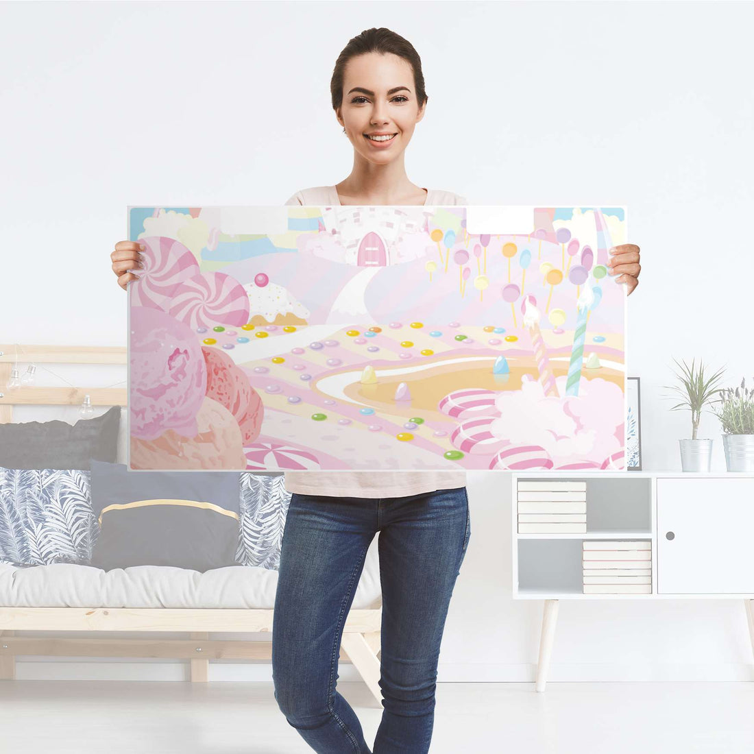 Möbelfolie Candyland - IKEA Stuva Banktruhe - Folie