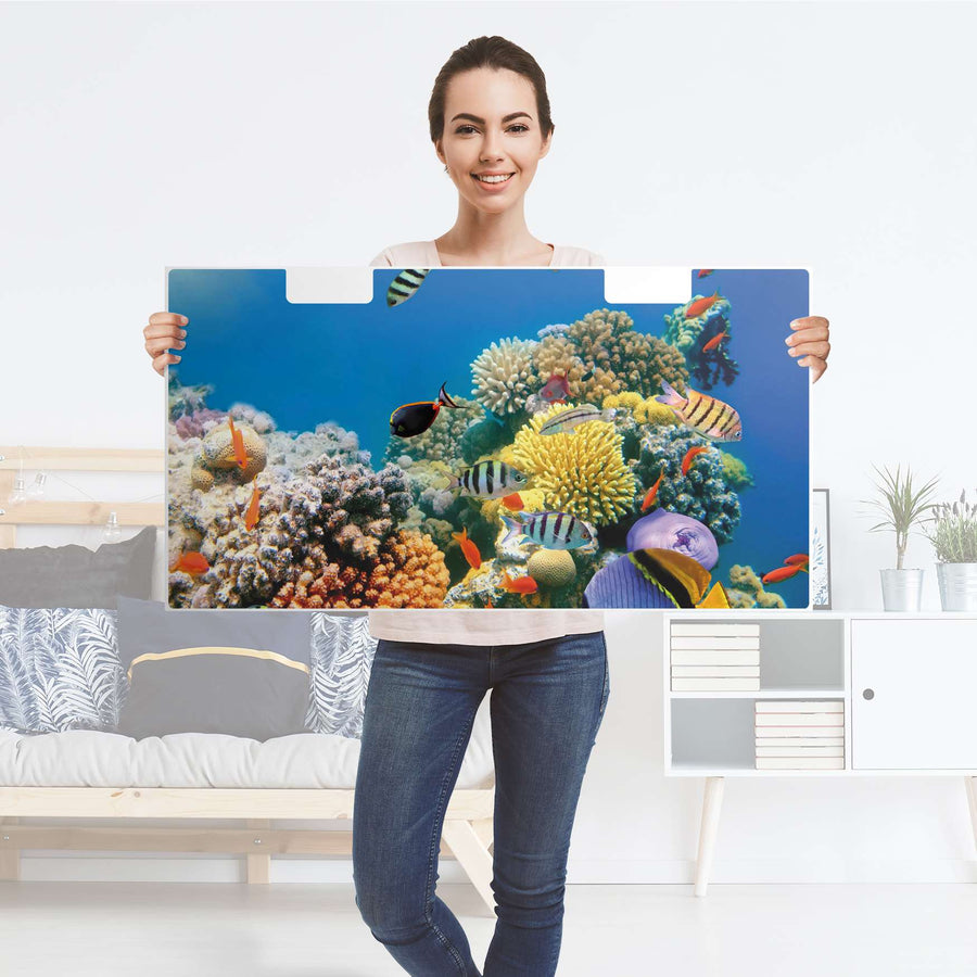 Möbelfolie Coral Reef - IKEA Stuva Banktruhe - Folie
