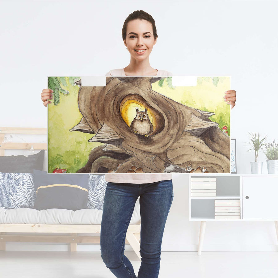 Möbelfolie Eulenbaum - IKEA Stuva Banktruhe - Folie