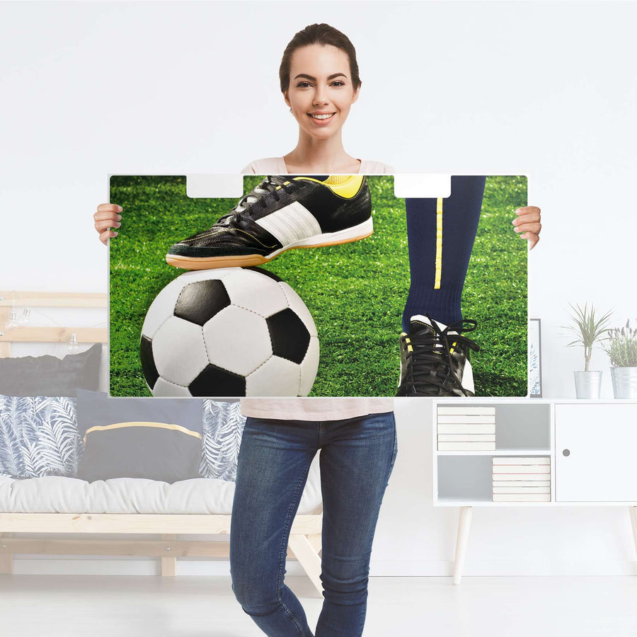Möbelfolie Fussballstar - IKEA Stuva Banktruhe - Folie