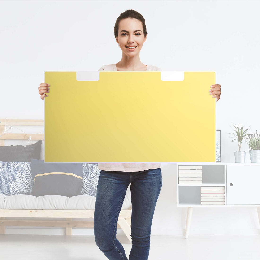 Möbelfolie Gelb Light - IKEA Stuva Banktruhe - Folie