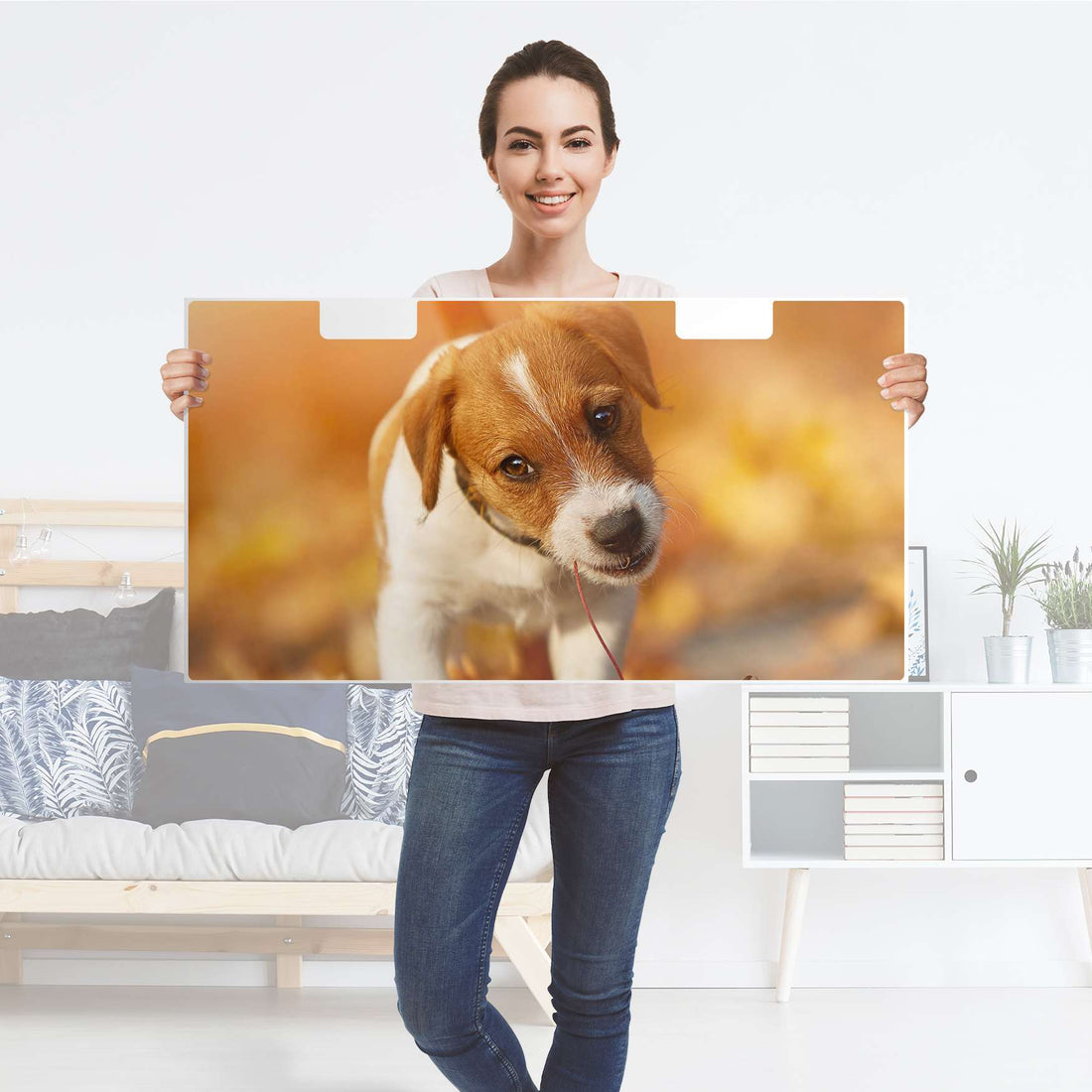 Möbelfolie Jack the Puppy - IKEA Stuva Banktruhe - Folie